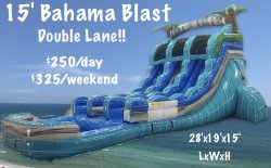 15' Bahama Blast Centerclimb Water Slide