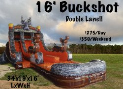 16' Buckshot Hybrid Water Slide