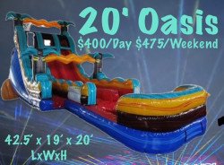 20' Oasis Hybrid Water Slide